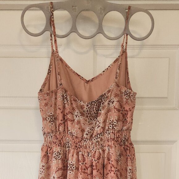 Brown Printed Summer Dress - Picture 2 of 10